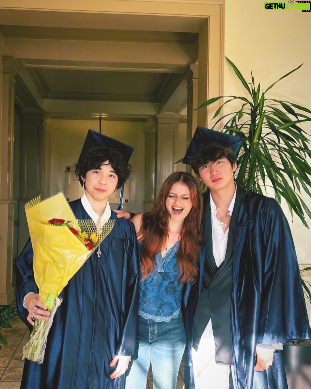 Sophie Fergi Instagram - THEY DID IT‼️‼️💙💙 @ashhlara @ryanhtang Los Angeles, California