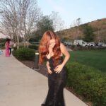 Sophie Fergi Instagram - 💋🎶I'm sitting here crying in my prom dress 🎶💋 Hollywood Hills