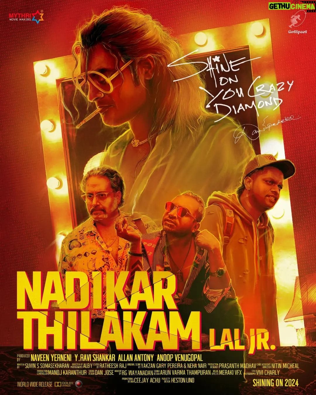 Soubin Shahir - 148.2K Likes - 🌟 Lights, Camera, Nadikar Thilakam! 📸🎥 we're thrilled to share a brand new poster with you as each passing shoot day, the magic of David and Bala in "Nadikar Thilakam" keeps unfolding!🎬✨ #NadikarThilakam #OnSet #JoinTheJourney #newposterreveal
@mythriofficial
@official.godspeed
@jean.lal
@tovinothomas
@soubinshahir
bhavzmenon
@sureshkrishna_5
@balu__varghese
@balakrishnan_ranjith
@suvinssomasekharan
@allanantony.v
@anoopv01
@alby.antony
@prasanthmadhav.artdirector
@heston_lino
@ratheesh_raj_editor
@nitin_mick
@manojkaranthur
@danjosen
@rgmakeupartistry
@ektabhattedofficial
@nnehanair
@yakzangp
@achuontop
@vfxmeraki
@pillaidivya
@vivi_charly