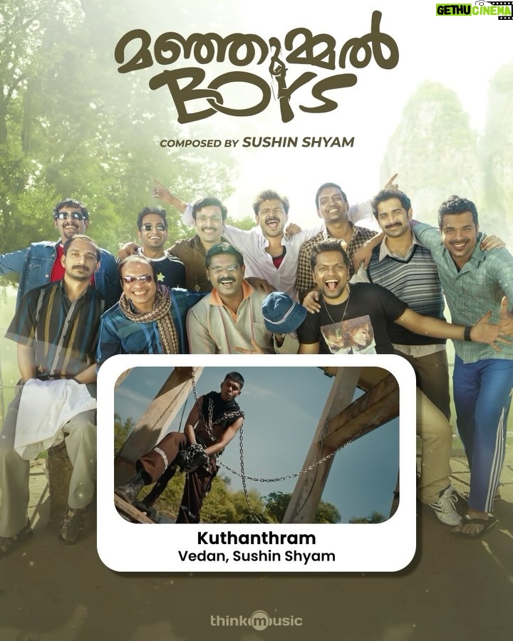 Soubin Shahir Instagram - A Thriller that must be seen on the biggest screen possible! Book your tickets for #ManjummelBoys Music by @sushintdt 🎹 @__chidambaram__ @paravafilms @sreegokulammoviesofficial @babu_shahir @soubinshahir @antony_shawn @sreenathbhasi @balu__varghese @ganapathisp_official @jean.lal @deepakparambol @abhiramradhakrishnan_ @arunthekurian @khalidh.rahman @vishnu_reghu__ @chanduveeyyy @shyju.khalid @sushintdt @vivek__harshan @ajayanchalissery @masharhamsa @ronexxavier4103 @binacan4516 @nitin_mick sarcasanam @rohith_ks @sksreerag @nithin.k.p @vaisakh_c_ @jinubro7 @yellow_tooths @eggwhitevfx @thinkmusicmalayalam @dreambig_films @pharsfilm