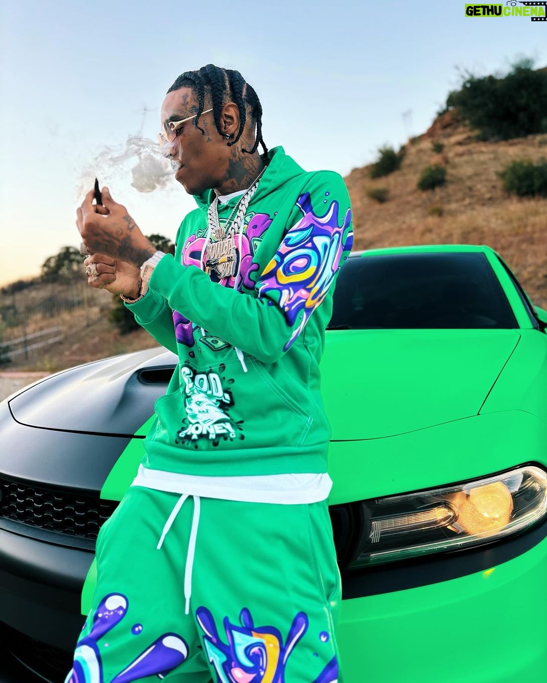 Soulja Boy - 61.6K Likes - shop now: @sodmgbrand new collection 💚🖤✅ #sodmg #sodmgbrand