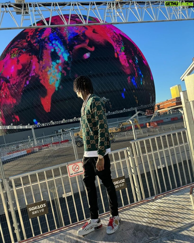 Soulja Boy Instagram - I was the first rapper at the Las Vegas Sphere