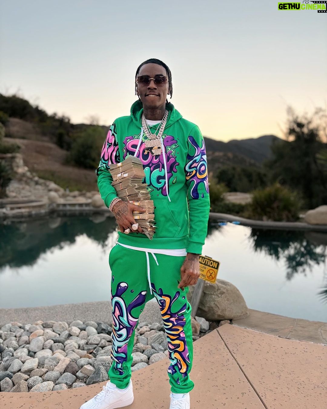 Soulja Boy - 61.6K Likes - shop now: @sodmgbrand new collection 💚🖤✅ #sodmg #sodmgbrand