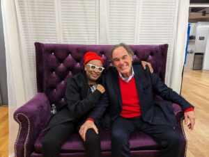 Spike Lee Instagram - Da Other Day Da Great Director OLIVER STONE Visited My 40Acres Office. We Chopped It Up About Da Current State Of Da FILM BIZNESS. We Both Agreed It’s A Tougher “BIZNESS”. Now. DA STUDIOS And STREAMERS Got A  Much Smaller List  Than In Da Past That Will Get Ya Film Green Lit. Regardless We Agreed We Both Will Doing What We Gotta Do To Tell Da Stories We  Wanna Tell. YA-DIG? SHO-NUFF. And Dat’s Da “HOLLYWOOD,Truth,Ruth.🎬🎬🎬