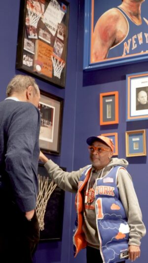 Spike Lee Instagram - BILL & SPIKE
present

“FRIENDS”

PART 2 — “KNICKS”
🎥🏀💙🧡

#RollingAlong