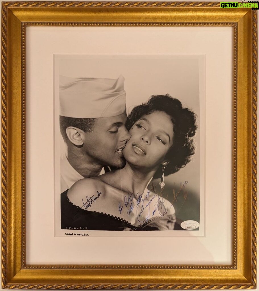 Spike Lee Instagram - A Still Photograph From CARMEN JONES. Directed By Otto Preminger Which Is Signed By DOROTHY DANDRIDGE And HARRY BELAFONTE.🙏🏾💜🙏🏾💜🙏🏾💜