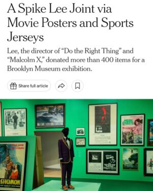 Spike Lee Instagram - New York Times: A Spike Lee Joint via Movie Posters and Sports Jerseys

Click The Link On IG Story To Read The Full Article