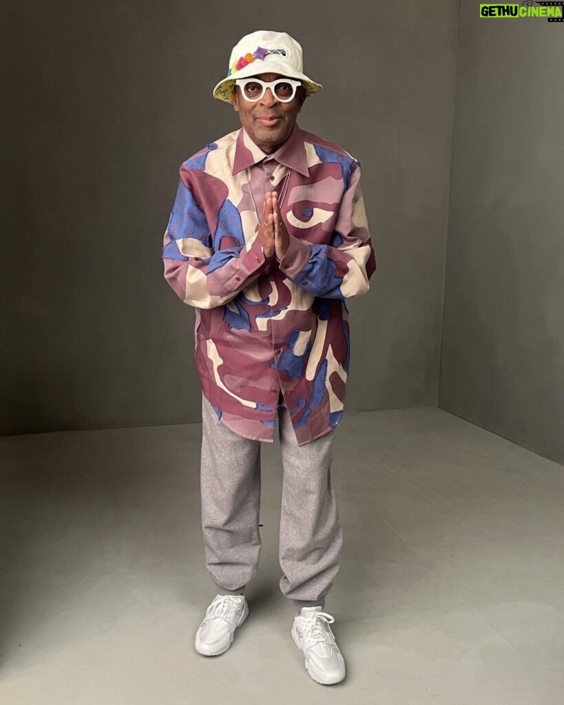 Spike Lee Instagram - Big Thanks And L💜ve To My Brother @pharrell Men’s Creative Director Of Louis Vuitton For Dressing Me For The Toronto International Film Festival And @kidsuper