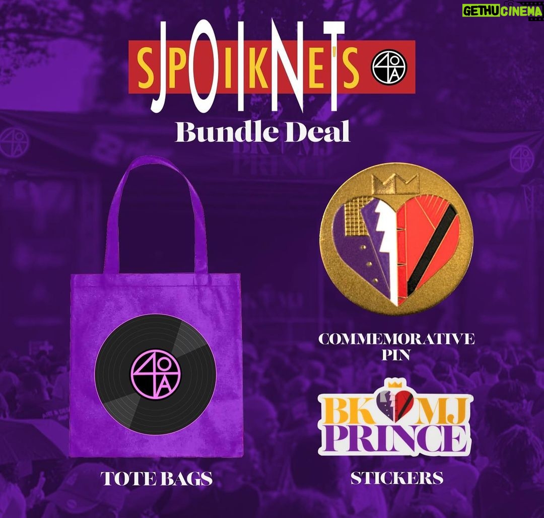 Spike Lee Instagram - If You Missed Out On Our BROOKSTOCK L💜VEFEST, Head To #SpikesJoint Now To Pick Up Items From Our Collection. Items Include The Official Tee, Poster Signed By Spike Lee And The Bundle Set That Includes A Commemorative Pin. This Is Available For A Limited Time Only! Click The Product Link On IG Story Or Click The Link In The Bio To Purchase These Items And Many More