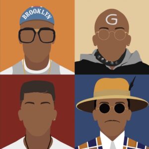 Spike Lee Instagram - MARS And HALF PINT And MOOKIE And SHORTY. Art By @donisdope