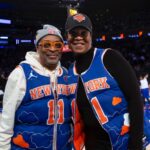 Spike Lee Instagram - Last Night At Da World’s Most Arena-Madison Square Garden Ms. Sandra Brunson (Jalen’s Mother) And I Flexed Our Puffer Vests. Peace And Love To Sandra, Rick (Father), Ali (Wife) And The Brunson Family. And Dat’s Da ORANGE And BLUE SKIES-Truth, Ruth. YA-DIG? SHO-NUFF🏀🔥🏀🔥🏀