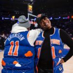 Spike Lee Instagram - Last Night At Da World’s Most Arena-Madison Square Garden Ms. Sandra Brunson (Jalen’s Mother) And I Flexed Our Puffer Vests. Peace And Love To Sandra, Rick (Father), Ali (Wife) And The Brunson Family. And Dat’s Da ORANGE And BLUE SKIES-Truth, Ruth. YA-DIG? SHO-NUFF🏀🔥🏀🔥🏀