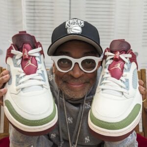 Spike Lee Instagram - Happy To Receive Da New JORDAN SPIZIKE LOW From My Brooklyn Brother, Michael Jordan. Thank You Very Much.