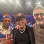 Spike Lee Instagram - Last Night Wuz A Great Reunion With My Brothers JOHN TURTURRO And JOHN LEGUIZAMO. We Watched From Courtside In Da Worlds Most Famous Arena-DA GARDEN,As Our NEW YORK KNICKS Crushed The World Champion Denver Nuggets. ORANGE AND BLUE SKIES. YA-DIG❓SHO-NUFF.HOT 🔥🏀🔥🏀🔥🏀🔥🏀🔥🏀🔥🏀🔥🏀🔥🏀