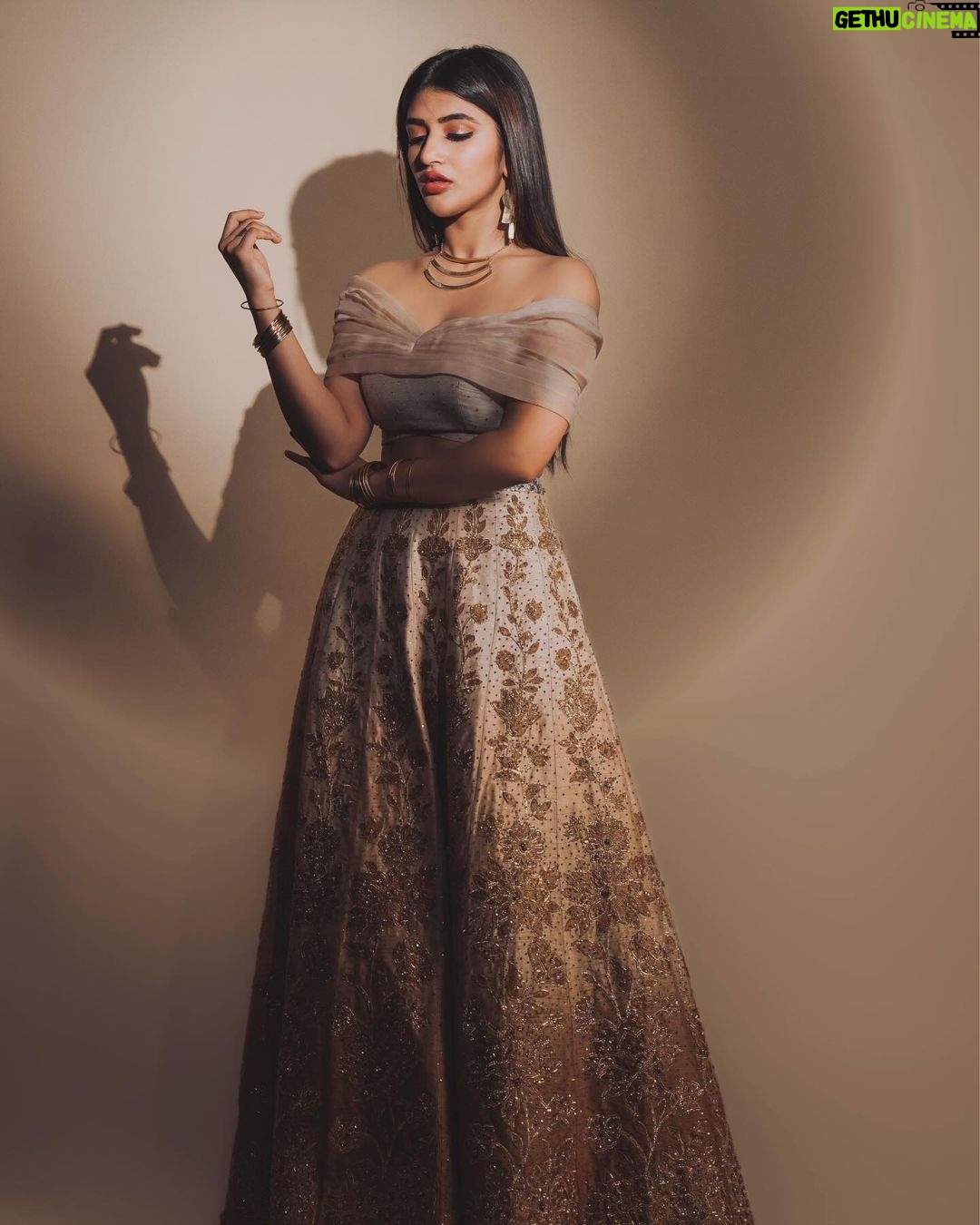 Sreeleela Instagram - The MOON only glows When kissed by the SUN So hereโฆโฆ Iโm the moon and you are my sun ๐ (Sharing some cheese lately ๐๐) . . . . . . . . . . . . Styled by @rashmitathapa Shot by @puchi.photography
