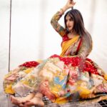 Sreeleela Instagram - 🌺feminine urges 🌺 . . . . . . . Styled by - @ashwin_ash1 & @hassankhan_3 Style team - @keshav_b_n Designer- @mahithamadineni Jewellery- @houseofqc