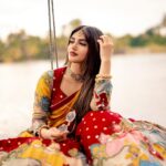 Sreeleela Instagram - 🌺feminine urges 🌺 . . . . . . . Styled by - @ashwin_ash1 & @hassankhan_3 Style team - @keshav_b_n Designer- @mahithamadineni Jewellery- @houseofqc