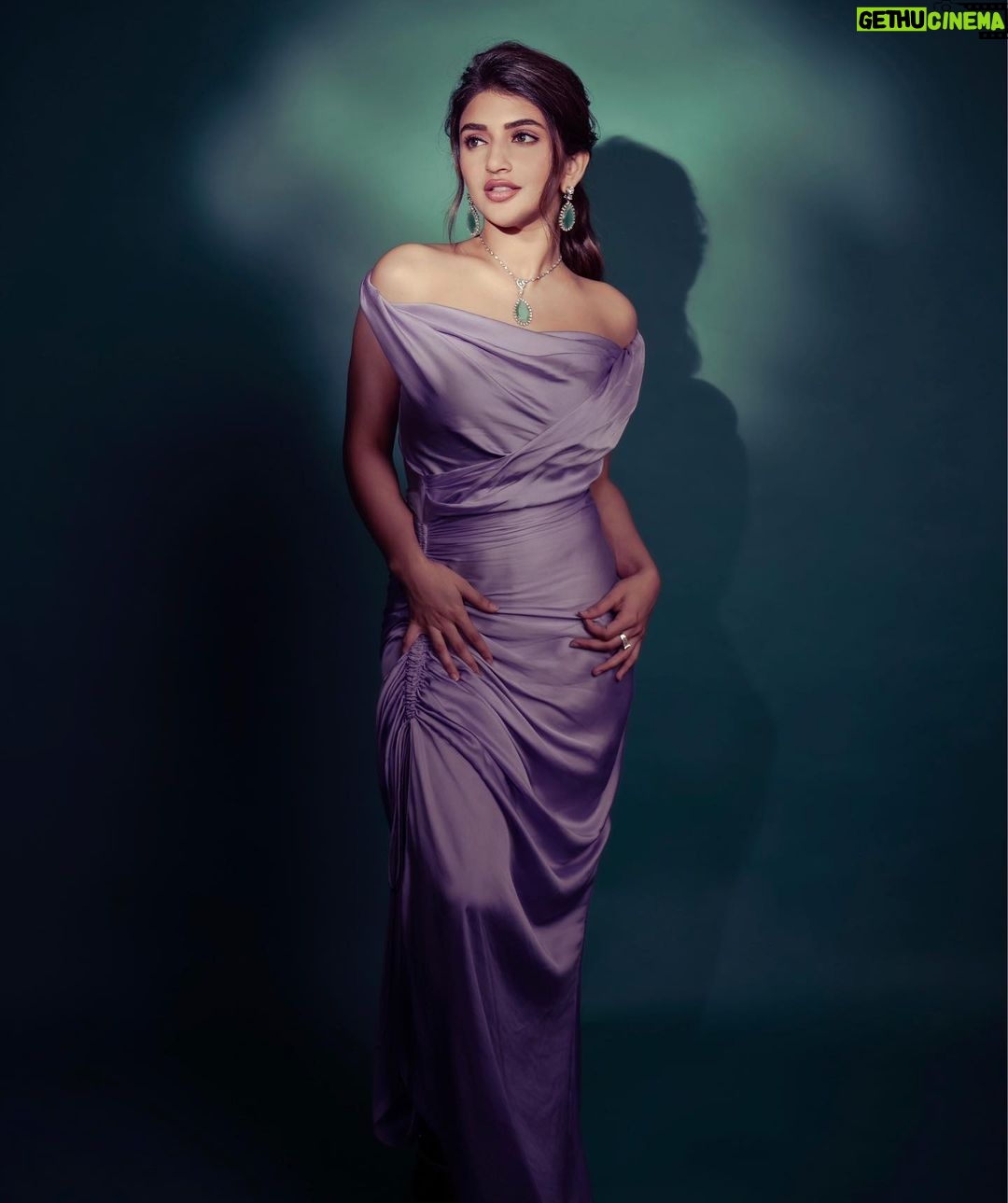 Sreeleela Instagram - Lilac dreams and lavender schemes…. . . . . . . . . . . . Styled by @rashmitathapa Styling team @tedhimedhi Wearing @arokaofficial Shot by @puchi.photography Jewellery @petalsbyswathi