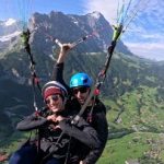 Srinidhi Ramesh Shetty Instagram - My first paragliding from the mesmerizing Grindelwald First 🤍 Paragliding through Grindelwald Valley 🥺😍 whilst enjoying the majestic mountain peaks of the Jungfrau Region ✨️ Experiencing the spectacular views of the Eiger Northface & other peaks 🏔 absolutely majestic ✨ An unforgettable experience ✨🌸 #Grindelwald #Paragliding #GrindelwaldFirst
