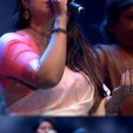 Srinisha Jayaseelan Instagram - So Happy to be part of KALAIGNAR 100 event💜❤️ The very first song I performed on stage was “வாழ்க்கை எனும் ஓடம்”. I still can't believe it. Never in my life did I imagine that I would be able to sing the same song on this prestigious stage. It's an incredible feeling, and I'm grateful to @ravoofa.h.k aunty and @prathimacuppala mam for this once-in-a-lifetime opportunity. This act was directed by MEDIA MASONS Thanks to Tamilnadu Film Producer Council & Kalaignar TV Special mention to @rk.selvamani sir @dirlingusamy Sir @diretor_sarann Sir @diwakaranraghunathan sir