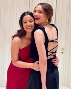 Srishty Rode Instagram - Baki kare shine Tu kare Glow ⭐️ You were not there to show how perfect you’re! Your imperfections make you who you are and you are beautiful my love ! We are super proud of you! You’re the winner for us baby ❤️ Well played @lokhandeankita love you 😘🤗❤️⭐️🥂