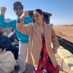Srishty Rode Instagram - ‘Dil se’ niklta hai!! 📍Wadi Rum train tour: The echoes of the Great Arab Revolt of 1916 resound through the majestic desert landscape. Board the authentic Hijaz Railway train and journey alongside Ottoman forces on a mission to recapture a lost fortress(as an experience only), unaware of the cunning plans of the rebel fighters. Beech me Arabian horses chase karte hai. Quite exciting!! @thinkstrawberries @visitjordan
