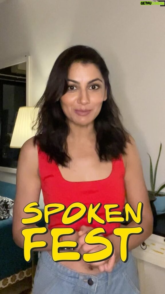 Sriti Jha Instagram - Sriti Jha is bringing her magic to Spoken Fest 3rd &4th feb and spilling the beans on her performance! Share your excitement through emojis. #spoken2024