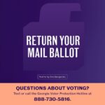 Stacey Abrams Instagram - If you’re voting by mail, make sure to return your mail ballot to a drop box in the county you’re registered in by 11/4! After 11/4, you’ll have to turn in your ballot by hand to your county elections office. Find a convenient drop box in your county at staceyabrams.com/voting.