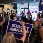 Stacey Abrams Instagram - Canton and Powder Springs, your energy was incredible yesterday. Join us on the #LetsGetItDone Early Vote bus tour. Meet us in Buena Vista, Americus, and Albany today. staceyabrams.com/bus-tour