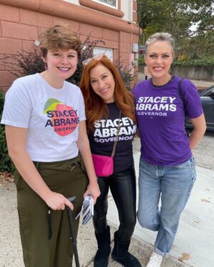 Stacey Abrams Instagram - To every volunteer who joined #TeamAbrams this weekend to get out the vote, know that I am grateful for your work and I’m honored to be in this fight with you and for you. 
 
When I think about our campaign and what it means to the people of Georgia, I think about the diversity, the resiliency and the character that every single one of you has brought to our team. You are leaders, caretakers, dreamers and believers. You have faith that more is possible and you carry that belief with you to every door you knock, every text you send and every phone call you make. Whether it was your first time volunteering, or your 4th year getting involved, your boundless energy and unyielding joy inspire me everyday. 
 
I know Georgians are inspired because of you, too. I’ve heard stories about how you go the extra mile to make sure folks know about their right to vote, about how my plan for Georgia will change and lift up lives. And when you encounter someone who’s on the verge of losing hope because of unfulfilled promises and distrust of the past, you become their reason to have hope and to vote again. 
 
I’m proud to get to work every day alongside joyful warriors like you who never let up even when others have written us off. This campaign is possible because of you. We have one more day to show Georgians that a better future is within our reach. So let’s do this together, and this time, let’s get it done. Join us: staceyabrams.com/volunteer