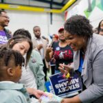 Stacey Abrams Instagram - I have seen a lot of hope and joy on the road this week. From Albany to Augusta and everywhere in between, folks are telling me that they have voted early, or that they are excited to get to the polls this weekend. So much is at stake in Georgia, but I know Georgians are not afraid, and we will not back down. I will fight alongside you every step of the way, and I will continue to reach out, meet you where you are, and make sure that your vote is counted in this election. Let’s get it done. I can’t wait to see many of you soon. Find more stops on our bus tour here: staceyabrams.com/bus-tour