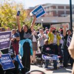 Stacey Abrams Instagram - I have seen a lot of hope and joy on the road this week. From Albany to Augusta and everywhere in between, folks are telling me that they have voted early, or that they are excited to get to the polls this weekend. So much is at stake in Georgia, but I know Georgians are not afraid, and we will not back down. I will fight alongside you every step of the way, and I will continue to reach out, meet you where you are, and make sure that your vote is counted in this election. Let’s get it done. I can’t wait to see many of you soon. Find more stops on our bus tour here: staceyabrams.com/bus-tour