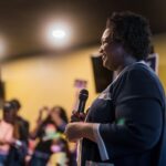 Stacey Abrams Instagram - Canton and Powder Springs, your energy was incredible yesterday. Join us on the #LetsGetItDone Early Vote bus tour. Meet us in Buena Vista, Americus, and Albany today. staceyabrams.com/bus-tour