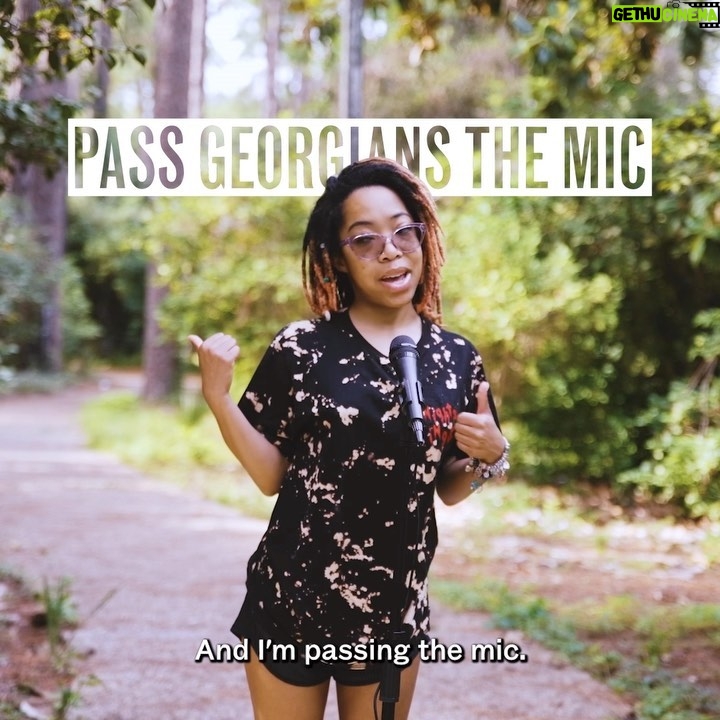 Stacey Abrams Instagram - Georgians with disabilities should not have to choose between receiving life sustaining care and paying any of their bills. Kailey has something to say — watch Episode 5 of #PassGeorgiansTheMic now!