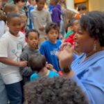 Stacey Abrams Instagram - Unexpected surprise at the Georgia State Capitol last Friday as I met this spirited group of little ones. Our impromptu meet-up turned into a whirlwind of questions, laughter and shared stories. They made my visit to the capitol so much more fun!