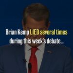 Stacey Abrams Instagram - Brian Kemp lied multiple times during our debate this week. But let’s set the record straight: I am the only candidate for governor in Georgia who is working to build a state where we can all thrive with education, health care, housing, and a good living. #OneGeorgia