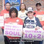 Stacey Abrams Instagram - Brian Kemp was in Quitman today, the same town where he tried to destroy the lives of 12 Black people in 2010. They faced 120 felony charges, all were acquitted. Despite his efforts to silence Black voters, they bravely stood up today to show that no level of intimidation can stop them from changing Georgia. Quitman, Georgia