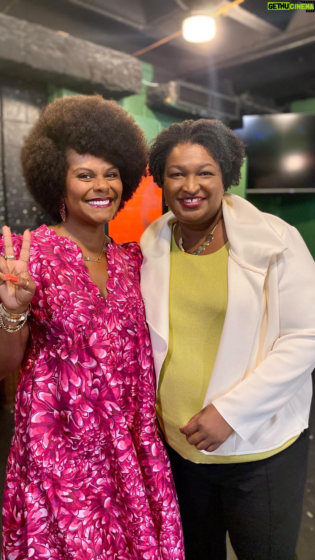 Stacey Abrams Instagram - Thank you @iamtabithabrown for sharing your platform and reminding us of the importance of turning our pain into purpose. Starting in 8 days, we can choose to build a better future for every single Georgian across our state. StaceyAbrams.com/vote