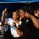 Stacey Abrams Instagram - Always good to be back at my alma mater. Happy homecoming, Spelhouse. 4 years at @spelmancollege changed my life. And I know the next 4 years will change Georgians’ lives too. Use your power to vote, and vote early now. StaceyAbrams.com/voting Spelman College