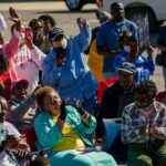 Stacey Abrams Instagram - Thank you Columbus, Talbotton, LaGrange, and Peachtree City for your energy and your support. Together, we can make history. Join us on the #LetsGetItDone Early Vote bus tour. Tomorrow we’ll be in Norcross, Stone Mountain, and Spelhouse Homecoming. staceyabrams.com/bus-tour