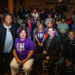 Stacey Abrams Instagram - This energy is contagious and Georgians are showing up in every corner of our state.  The #LetsGetItDone Early Vote bus tour continues. See you in Talbotton, LaGrange, and Peachtree City today.  staceyabrams.com/bus-tour