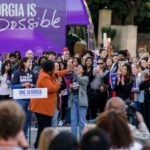 Stacey Abrams Instagram - What an incredible atmosphere in Athens today! Thanks to so many young Georgians who showed up to demand for more opportunities and freedom. Your energy — and your vote — will bring hope back to Georgia. Athens, Georgia