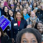 Stacey Abrams Instagram - What an incredible atmosphere in Athens today! Thanks to so many young Georgians who showed up to demand for more opportunities and freedom. Your energy — and your vote — will bring hope back to Georgia. Athens, Georgia