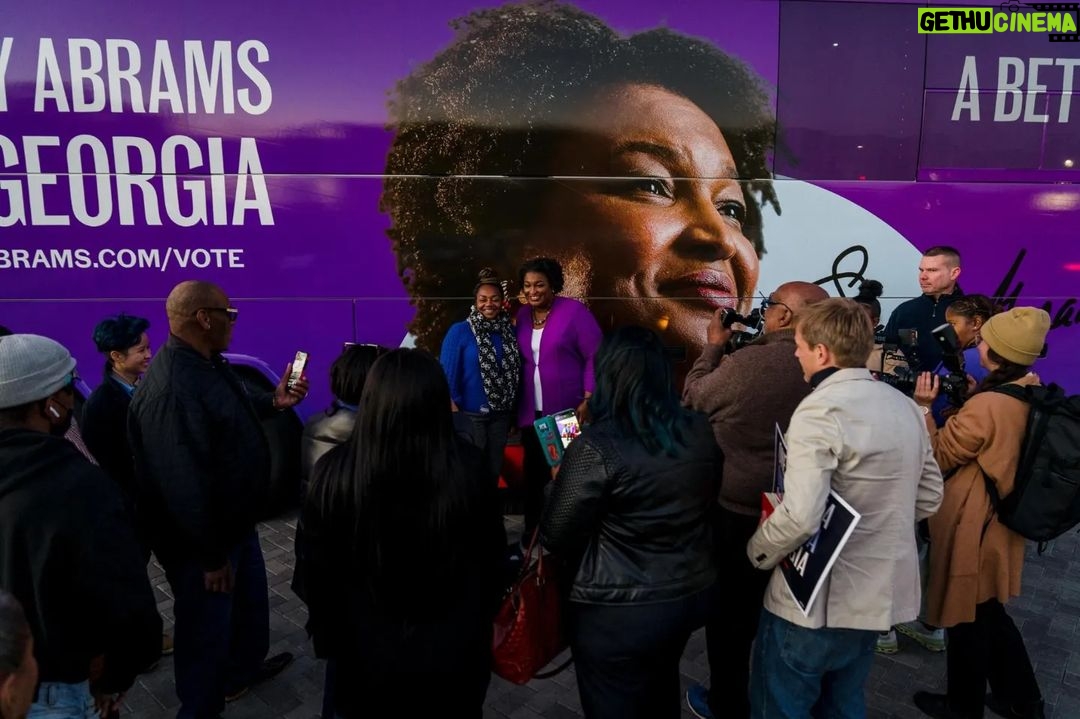 Stacey Abrams Instagram - In the next 3 weeks of Early Vote, I will travel across GA to make sure every voter knows and hears how Georgia can thrive with more opportunities and more freedom with me as the next governor. Thanks to so many families and kids who helped launch our tour today. I look forward to seeing you tomorrow with our statewide candidates in Lilburn, Athens and Conyers.