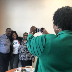 Stacey Abrams Instagram - I’m excited to join an extraordinary storyteller and my friend, @oprah , for a conversation about this historic election, the #UnfinishedBusiness we have here in Georgia, and how we can write the next greatest chapter in our state's history.

Join us: staceyabrams.com/oprah