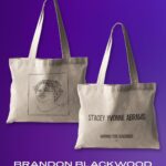 Stacey Abrams Instagram - We’re excited to announce the launch of TWO limited-edition designer merch collabs with @brandonblackwoodnyc and ATL-based @honorrollclothing. Tees, totes, hoodies, and long sleeves! Get ‘em while they’re hot at the link in bio 🔥