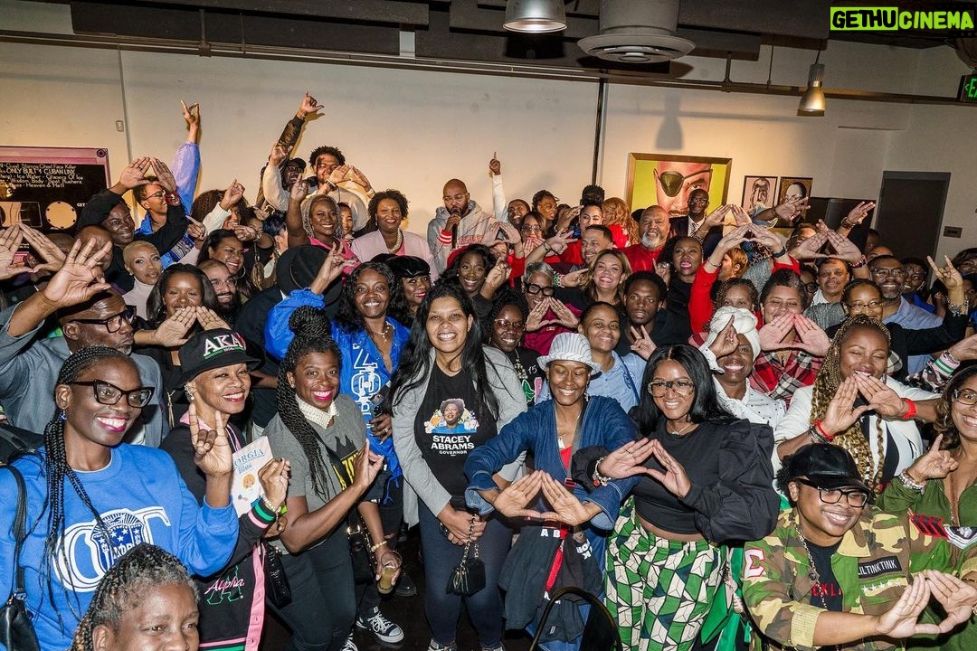 Stacey Abrams Instagram - Last night in my conversation with the Divine Nine, @doitfortheryan asked what the fundamental difference between me and Brian Kemp was. My answer? I care. I want to meet you where you are. Although I remain Me Phi Me (😆), I really enjoyed all the energy, the sisterhood and brotherhood that was on display last night. Thank you to our Divine 9 for your 100+ years of commitment to service. This campaign is about all of you. Let’s keep our conversation going, and let’s win this November.