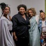 Stacey Abrams Instagram - It was lovely meeting @mereba and her crew last week. Congrats on your performance at @aliciakeys' World Tour, and thank you for helping spread the word about voting!