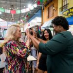 Stacey Abrams Instagram - Yesterday I had the pleasure of meeting many Latino business owners and talking with them about how my plans to support small businesses in Georgia will help them and their communities. As a small business owner, I know that the playing field is not level in Georgia currently — too many minority-owned businesses struggle to access capital. As governor, I will make sure Georgians can start and sustain their own businesses so that their children and families can access new opportunities and thrive.