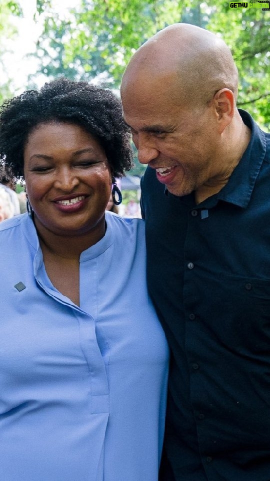 Stacey Abrams Instagram - My friend Senator @corybooker was in town yesterday and we took a lot of selfies. Atlanta, Georgia